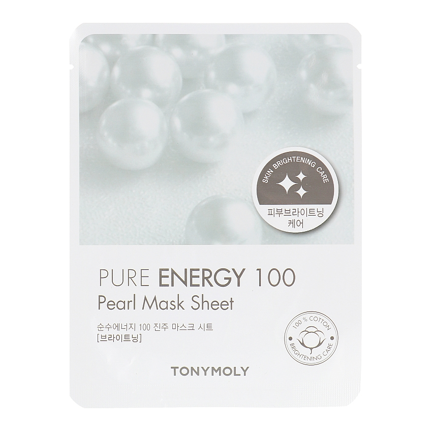 Тканевая маска с экстрактом жемчуга Tony Moly Pureness 100 Pearl Mask Sheet