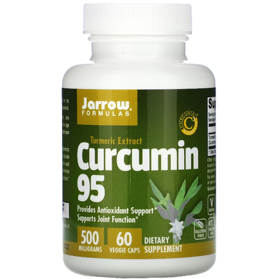 Куркумін 95 / Curcumin 95, Jarrow Formulas, 500 мг, 60 капсул