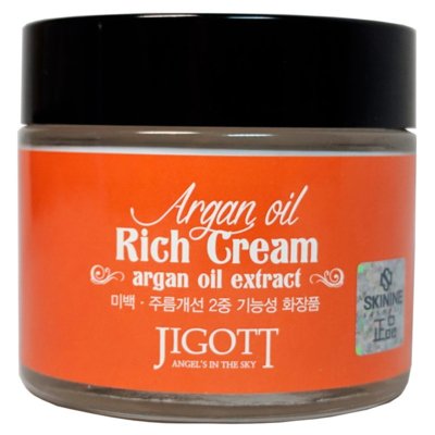 Насыщенный крем для лица с аргановым маслом Jigott Argan Oil Rich Cream