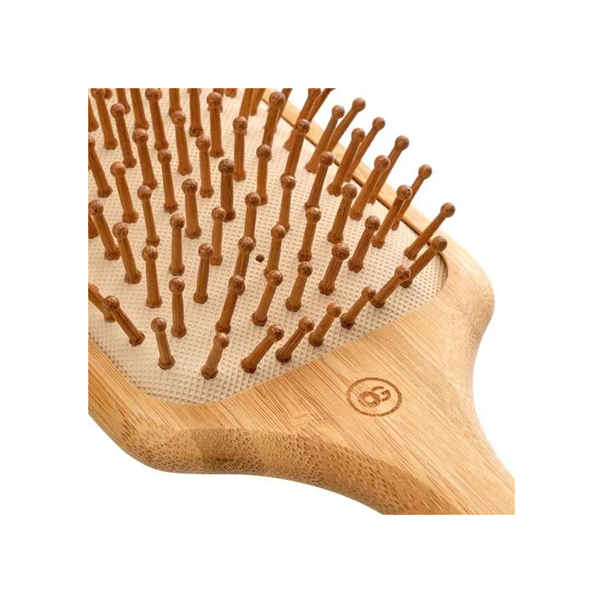 Щітка для волосся квадратна, бамбук Olivia Garden Bamboo Touch Detangle Massage L