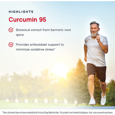 Куркумін 95 / Curcumin 95, Jarrow Formulas, 500 мг, 60 капсул
