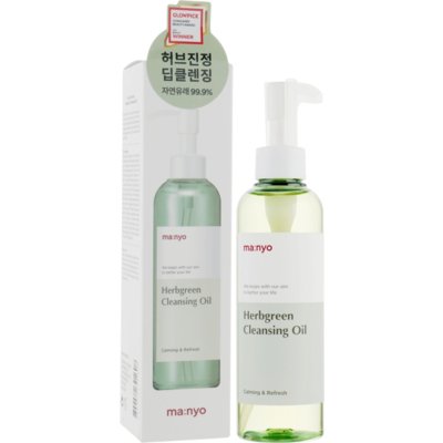 Гидрофильное масло с экстрактом трав Manyo Factory Herb Green Cleansing Oil