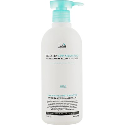 Кератиновый безсульфатный шампунь La'dor Keratin LPP Shampoo