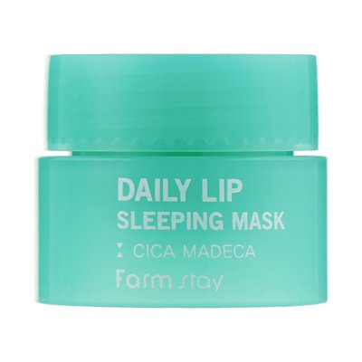 Ночная маска для губ с центеллой FarmStay Daily Lip Sleeping Mask Cica Madeca