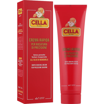 Крем для быстрого и точного бритья с маслом миндаля Cella Milano Shaving Cream Rapid
