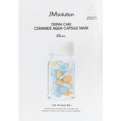 Восстановительная целлюлозная маска с керамидами JMsolution Derma Care Ceramide Aqua Capsule Mask