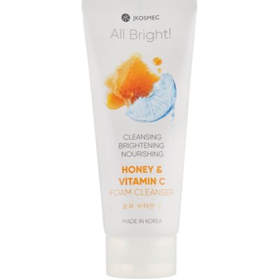 Пенка для умывания с медом и витамином С Jkosmec All Bright Honey and Vitamin C Foam Cleanser