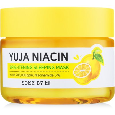 Ночная выравнивающая тон маска для лица Some By Mi Yuja Niacin Brightening Sleeping