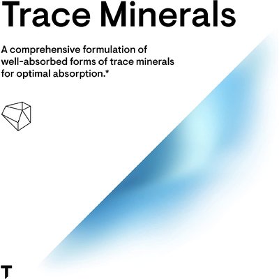 Мікроелементи / Trace Minerals, Thorne Research, 90 капсул
