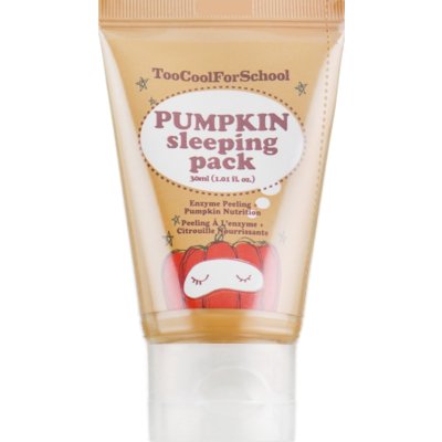 Ночная маска с экстрактом тыквы Too Cool For School Pumpkin Sleeping Pack
