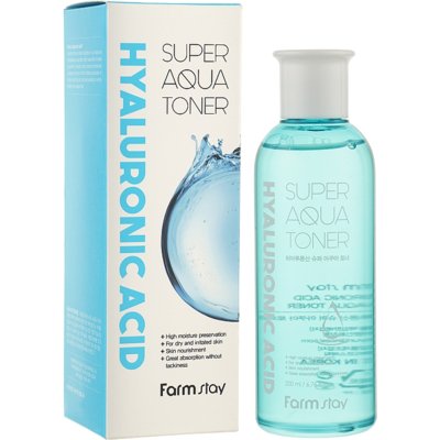 Суперувлажняющий тонер с гиалуроновой кислотой FarmStay Hyaluronic Acid Super Aqua Toner