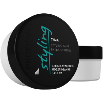Гума для креативного моделювання зачіски Profi Style Hair Styling Gum Extra Strong Hold