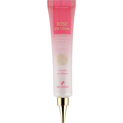 Смягчающий крем для век с экстрактом розы 3W Clinic Rose Eye Cream