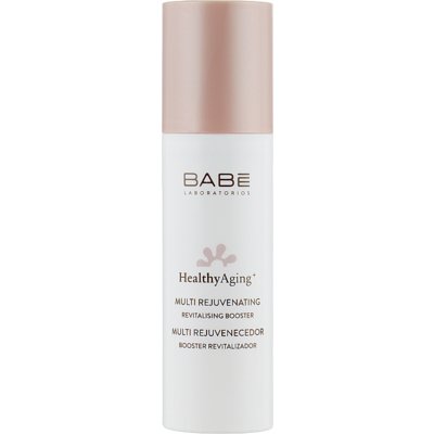 Мультиомолаживающая сыворотка с DMA и бакучиолом Babe Laboratorios Healthy Aging Multi Rejuvenating Revitalising Booster