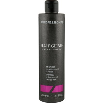 Шампунь для блеска окрашенных и поврежденных волос Professional Hairgenie Bright Color Shampoo