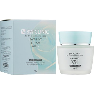 Отбеливающий крем для лица 3W Clinic Excellent White Cream