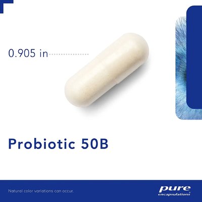 Пробиотик 50B / Probiotic 50B, Pure Encapsulations, 60 капсул