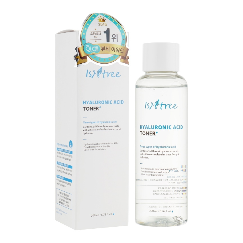 Зволожуючий тонер із гіалуроновою кислотою IsNtree Hyaluronic Acid Toner