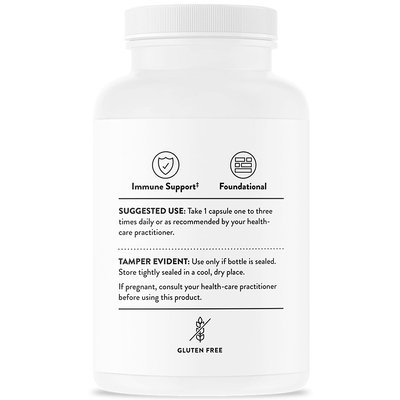Витамин С с флавоноидами / Vitamin C with Flavonoids, Thorne Research, 500 мг, 180 капсул