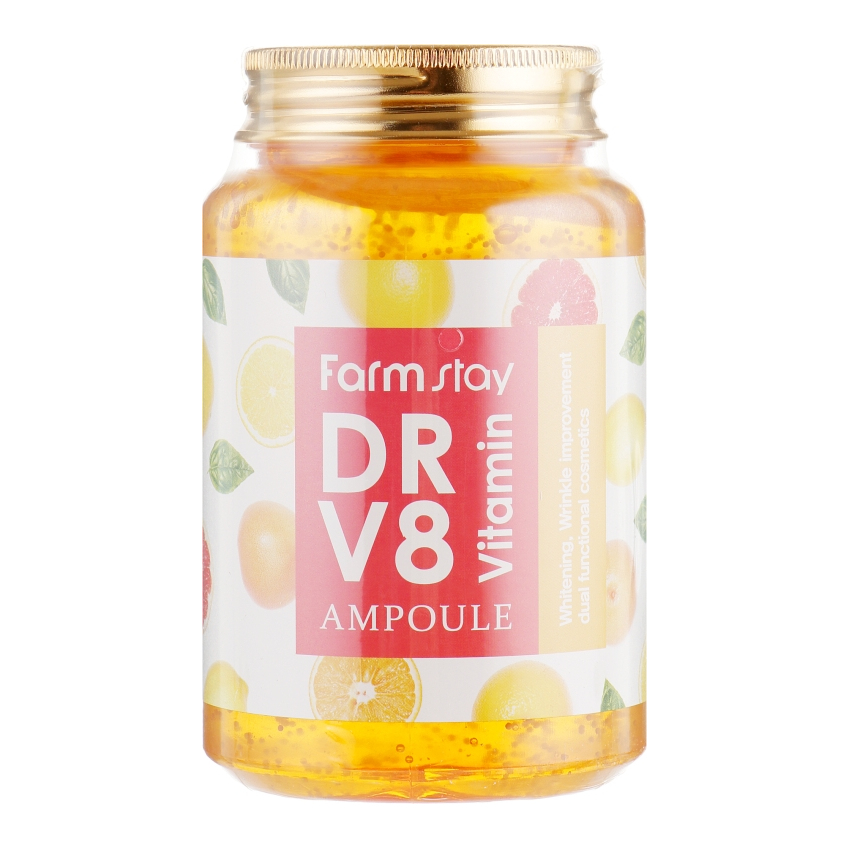 Витаминная сыворотка для лица FarmStay DR-V8 Vitamin Ampoule