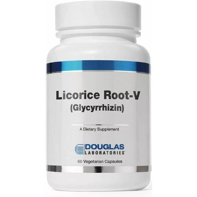 Корінь лакриці (з гліциризину) / Licorice Root-V, Douglas Laboratories, 500 мг, 60 вегетаріанських капсул