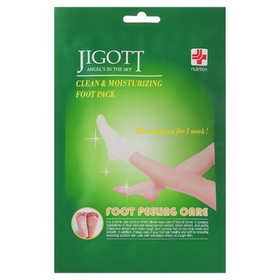 Пилинг-носки для ног Jigott Clean & Moisturizing Foot Pack