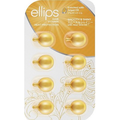 Витамины для волос «Роскошное сияние» с маслом алоэ вера Ellips Hair Vitamin Smooth & Shiny With Aloe Vera Oil