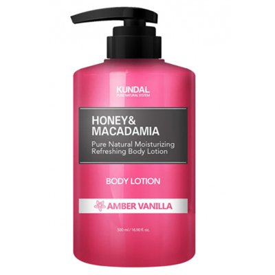 Лосьон для тела «Янтарная ваниль» Kundal Honey & Macadamia Body Lotion Amber Vanilla