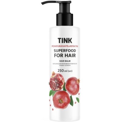 Бальзам для окрашенных волос «Гранат-Кератин» Tink SuperFood For Hair Pomegranate & Keratin Balm