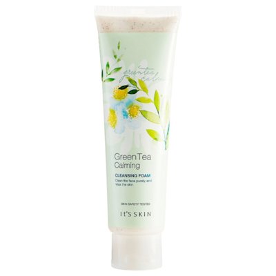 Успокаивающая очистительная пенка It's Skin Green Tea Calming Cleansing Foam