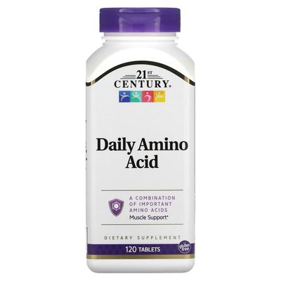 Аминокислоты для ежедневного приема / Daily Amino Acid, 21st Century, 120 таблеток