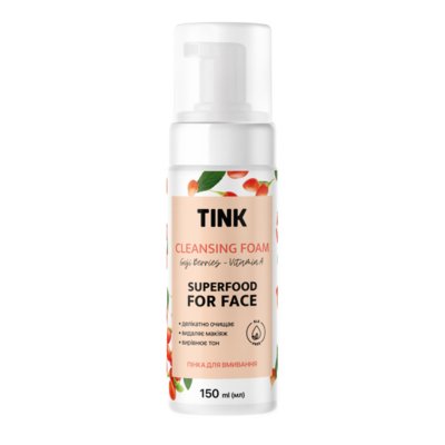 Пенка для умывания для всех типов кожи «Ягоды Годжи и Витамин А» Tink Cleansing Foam