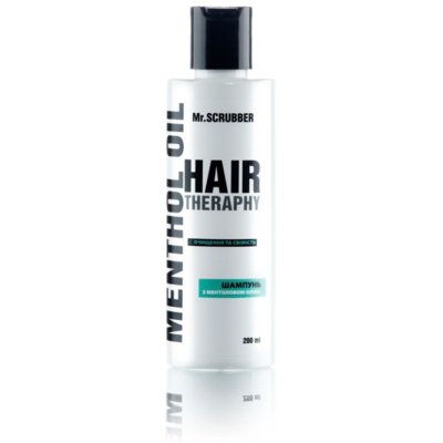 Шампунь Очищение и свежесть Mr.Scrubber Hair Theraphy Menthol Oil