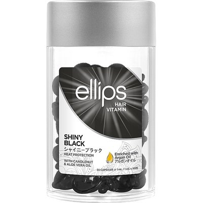 Витамины для волос «Ночное сияние» с ореховым маслом кукуи и алоэ вера Ellips Hair Vitamin Shiny Black with Kemeri & Aloe Vera Oil