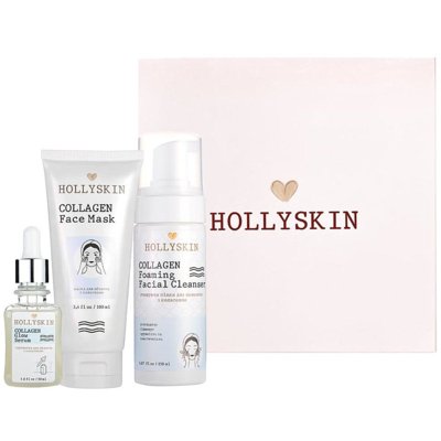 Набор Hollyskin Collagen Intensive Care (сыворотка, маска для лица, пенка для умывания)