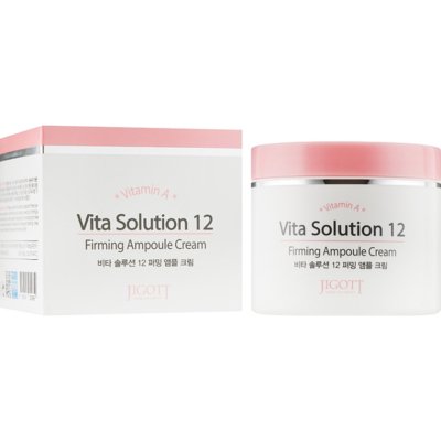Омолаживающий крем для лица с витамином А Jigott Vita Solution 12 Firming Ampoule Cream