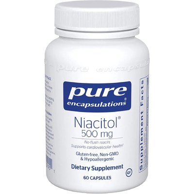Ниацитол / Niacitol, Pure Encapsulations, 500 мг, 60 капсул