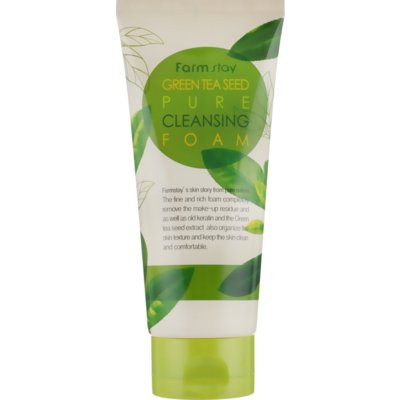 Пенка для умывания с экстрактом зеленого чая FarmStay Green Tea Seed Pure Cleansing Foam
