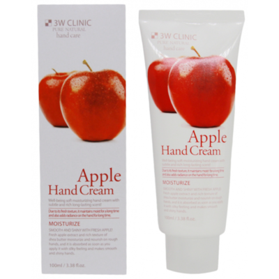 Крем для рук с яблочным экстрактом 3W Clinic Apple Hand Cream