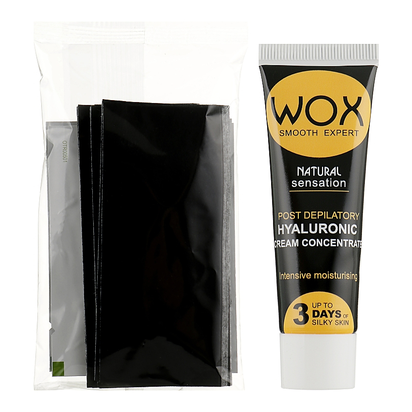 Воскові смужки для обличчя і бікіні 40+2 WOX Smooth Expert Original Wax Strips Face & Bikini