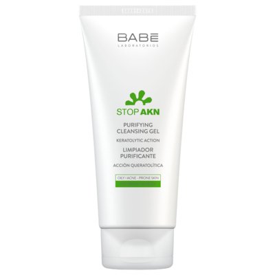 Очищувальний гель для жирної та проблемної шкіри Babe Laboratorios Stop Akn Purifying Cleansing Gel