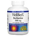 Берберин / WellBetX Berberine, Natural Factors, 500 мг, 120 вегетарианских капсул