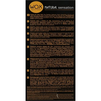 Воскові смужки для тіла 40+2 WOX Smooth Expert Original Wax Strips Body