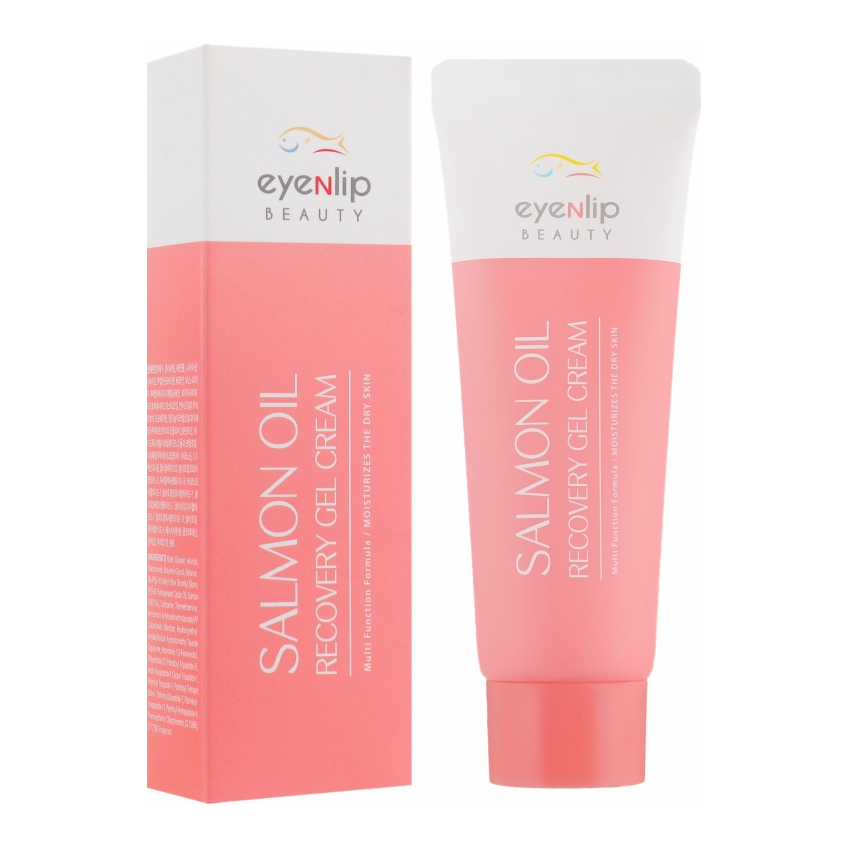 Крем-гель для обличчя з лососевим маслом і пептидами Eyenlip Salmon Oil Recovery Gel Cream