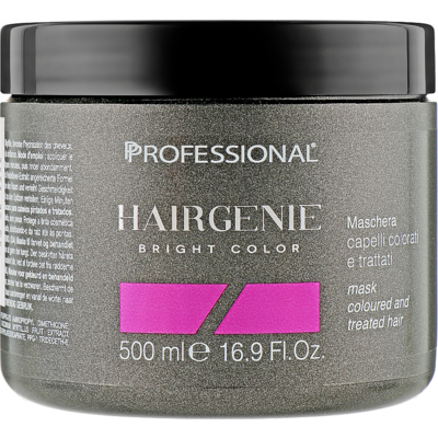 Маска для блиску фарбованого й пошкодженого волосся Professional Hairgenie Bright Color Mask