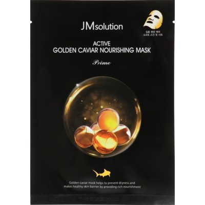 Тканевая маска с золотом и икрой JMsolution Active Golden Caviar Nourishing Mask Prime