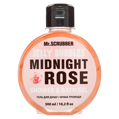Гель для душа Mr.Scrubber Jelly Bubbles Midnight Rose Shower & Bath Gel