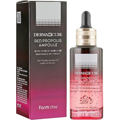 Антивозрастная сыворотка с красным прополисом FarmStay Dermacube Red Propolis Ampoule
