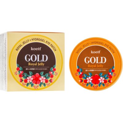 Гидрогелевые патчи для глаз с золотом и маточным молочком Koelf Gold & Royal Jelly Eye Patch