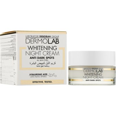 Ночной крем для лица осветляющий Deborah Milano Dermolab Whitening Night Cream